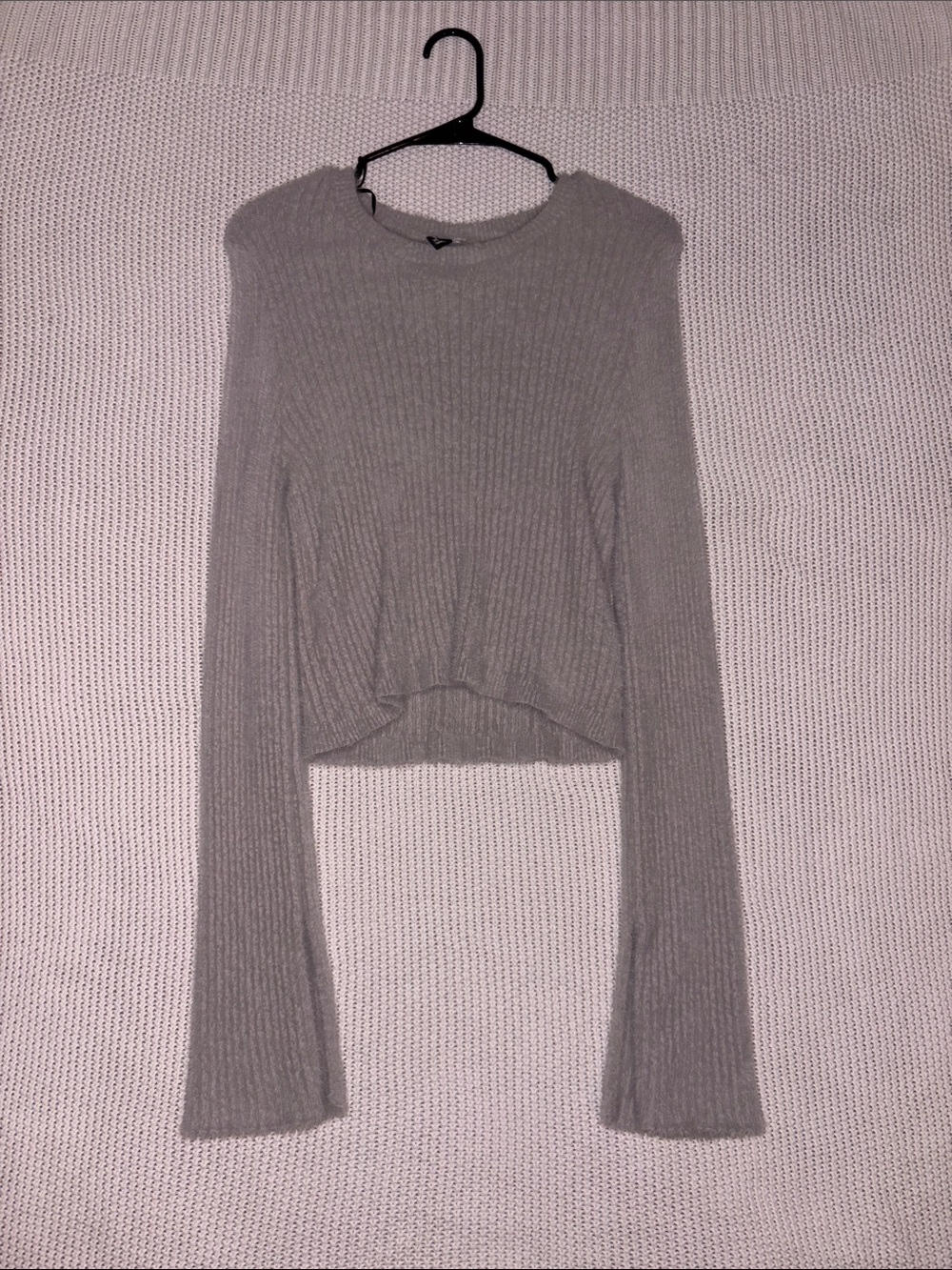 H&M Long Sleeve Crew Neck Gray Large